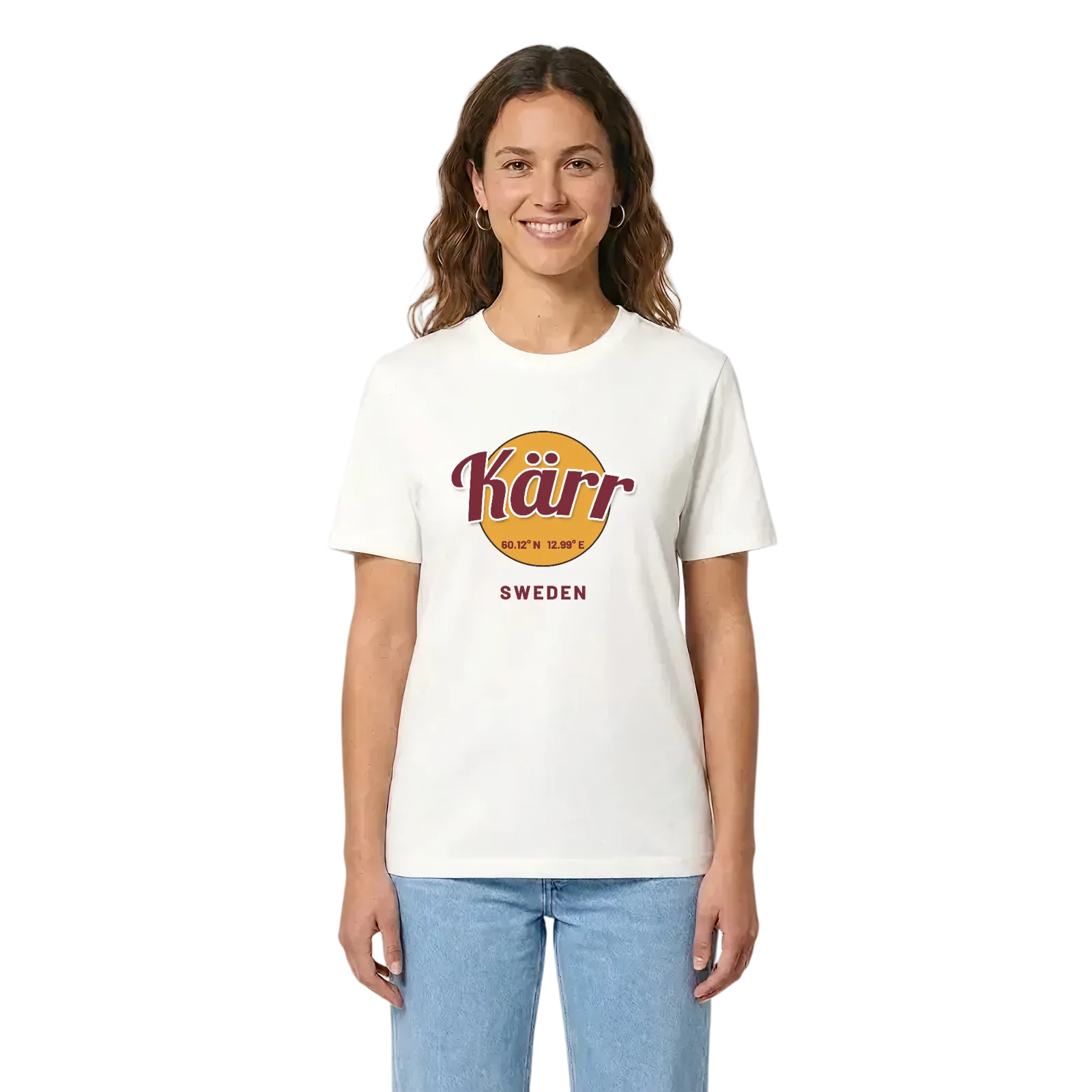 Kärr cirkel t-shirt – White, i miljö