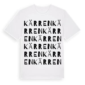 Kärren ordlek t-shirt – ekologisk bomull t-shirt från PinShirt
