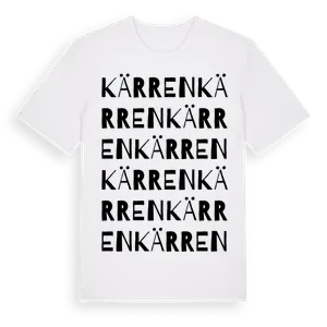 Kärren ordlek t-shirt – ekologisk bomull t-shirt från Pinshirt