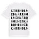 Kärrholmen ordlek t-shirt
