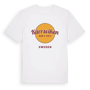 Kärrsviken cirkel t-shirt – ekologisk bomull t-shirt från PinShirt