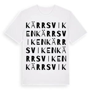 Kärrsviken ordlek t-shirt – ekologisk bomull t-shirt från PinShirt