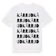White t-shirt med Kårrud ordlek t-shirt
