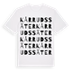 Kårrudssäter ordlek t-shirt