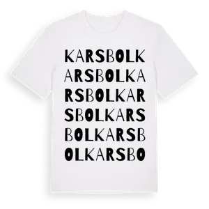Karsbol ordlek t-shirt – ekologisk bomull t-shirt från Pinshirt