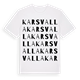 Karsvalla ordlek t-shirt