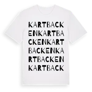 Kartbacken ordlek t-shirt – ekologisk bomull t-shirt från Pinshirt