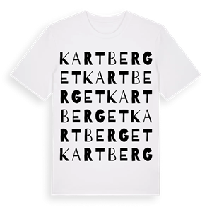 Kartberget ordlek t-shirt – ekologisk bomull t-shirt från PinShirt