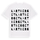 Kartberget ordlek t-shirt