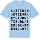 Blue Soul t-shirt med Karterud ordlek t-shirt
