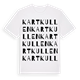 Kartkullen ordlek t-shirt