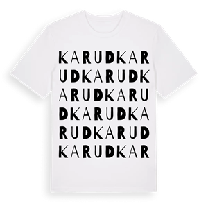 Karud ordlek t-shirt – ekologisk bomull t-shirt från PinShirt