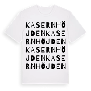Kasernhöjden ordlek t-shirt – ekologisk bomull t-shirt från Pinshirt