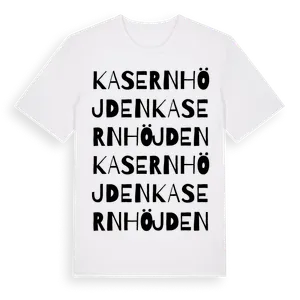Kasernhöjden ordlek t-shirt – ekologisk bomull t-shirt från Pinshirt