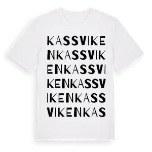 Kassviken ordlek t-shirt – ekologisk bomull t-shirt från Pinshirt