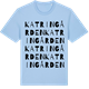 Blue Soul t-shirt med Katringården ordlek t-shirt