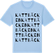 Blue Soul t-shirt med Kattbäcken ordlek t-shirt