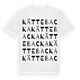 White t-shirt med Kättebacka ordlek t-shirt