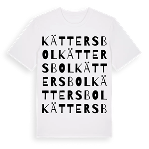 Kättersbol ordlek t-shirt – ekologisk bomull t-shirt från Pinshirt