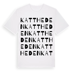 Kattheden ordlek t-shirt – ekologisk bomull t-shirt från PinShirt