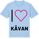 Blue Soul t-shirt med Jag älskar Kåvan t-shirt stort tryck
