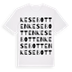 Kesebotten ordlek t-shirt