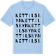 Blue Soul t-shirt med Kettilsbyn ordlek t-shirt
