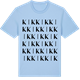 Blue Soul t-shirt med Kik ordlek t-shirt