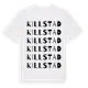 White t-shirt med Killstad ordlek t-shirt