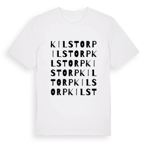Kilstorp ordlek t-shirt – ekologisk bomull t-shirt från PinShirt