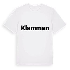 Klammen fetstil t-shirt – ekologisk bomull t-shirt från PinShirt