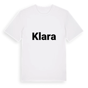 Klara fetstil t-shirt – ekologisk bomull t-shirt från PinShirt
