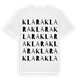 Klara ordlek t-shirt