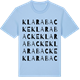 Blue Soul t-shirt med Klara backe ordlek t-shirt