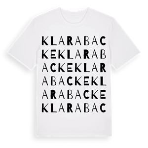 Klara backe ordlek t-shirt – ekologisk bomull t-shirt från PinShirt