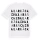 Klarbäcken ordlek t-shirt