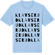 Blue Soul t-shirt med Klavserud ordlek t-shirt