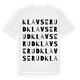 Klavserud ordlek t-shirt