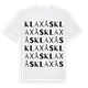 Klaxås ordlek t-shirt