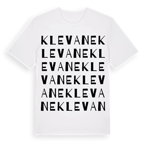 Klevane ordlek t-shirt – ekologisk bomull t-shirt från PinShirt
