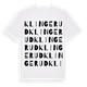 Klingerud ordlek t-shirt