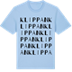 Blue Soul t-shirt med Klippan ordlek t-shirt