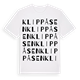 Klippåsen ordlek t-shirt