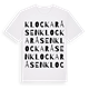 Klockaråsen ordlek t-shirt