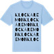 Blue Soul t-shirt med Klockaremon ordlek t-shirt