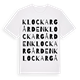 Klockargården ordlek t-shirt