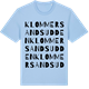 Blue Soul t-shirt med Klommersandsudden ordlek t-shirt