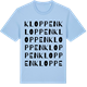 Blue Soul t-shirt med Kloppen ordlek t-shirt