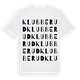 Klubberud ordlek t-shirt