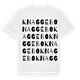 Knaggebo ordlek t-shirt
